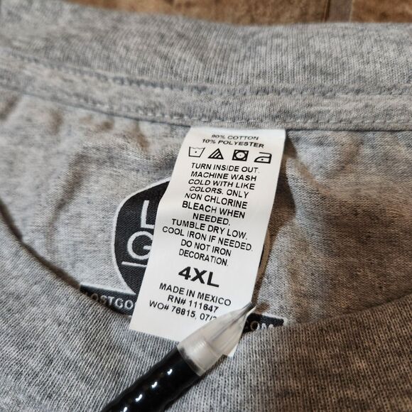 World’s Best Grandpa Tee – Men’s 4XL, Grey, Gift Idea - Picture 8 of 9